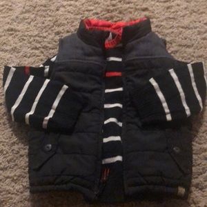 Euc sweater and puffer vest